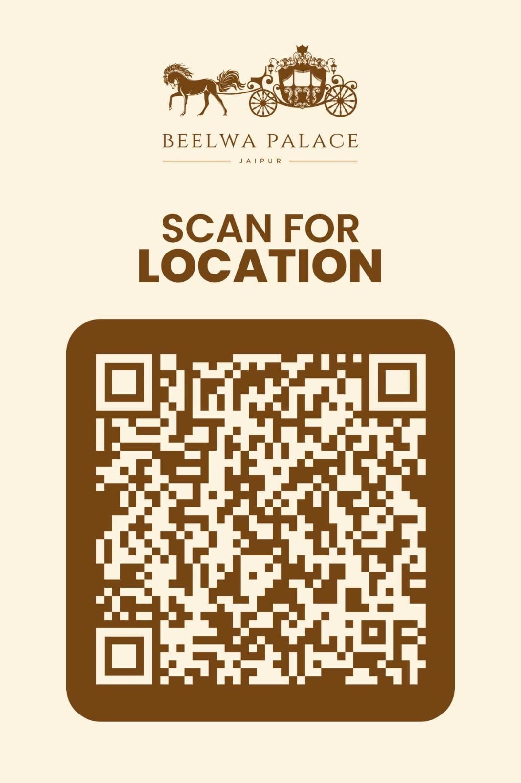 Beelwa Palace Location QR Code