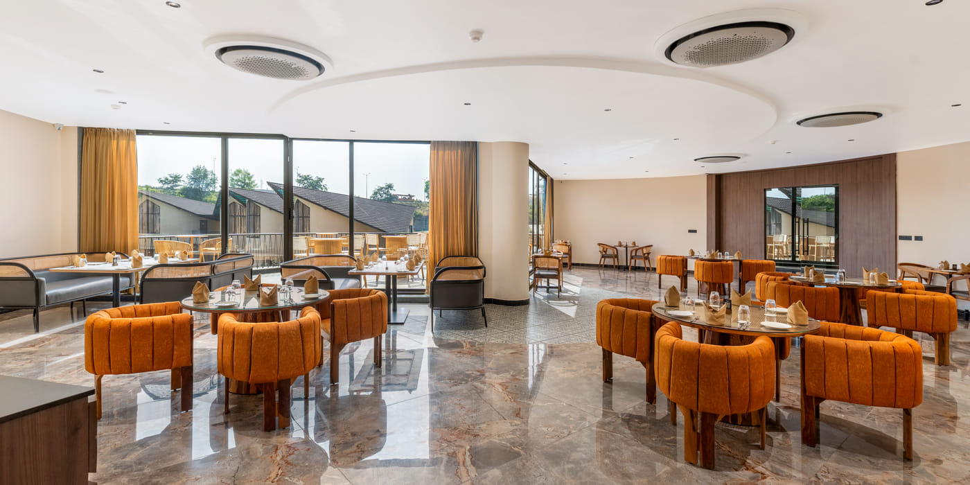 Multi-cuisine dining at The Qualia Resort Club and Brewery