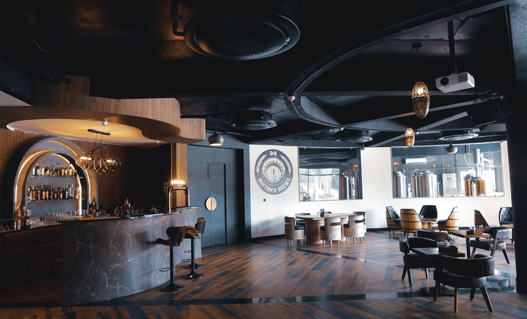 Rhythm and Brews craft brewery at The Qualia, Udaipur
