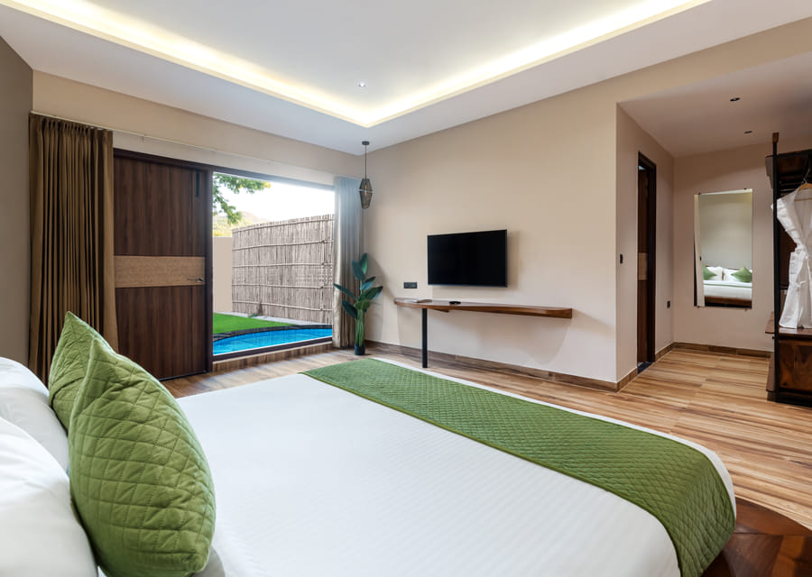 Luxury Villa with private plunge pool at The Qualia Resort, Udaipur