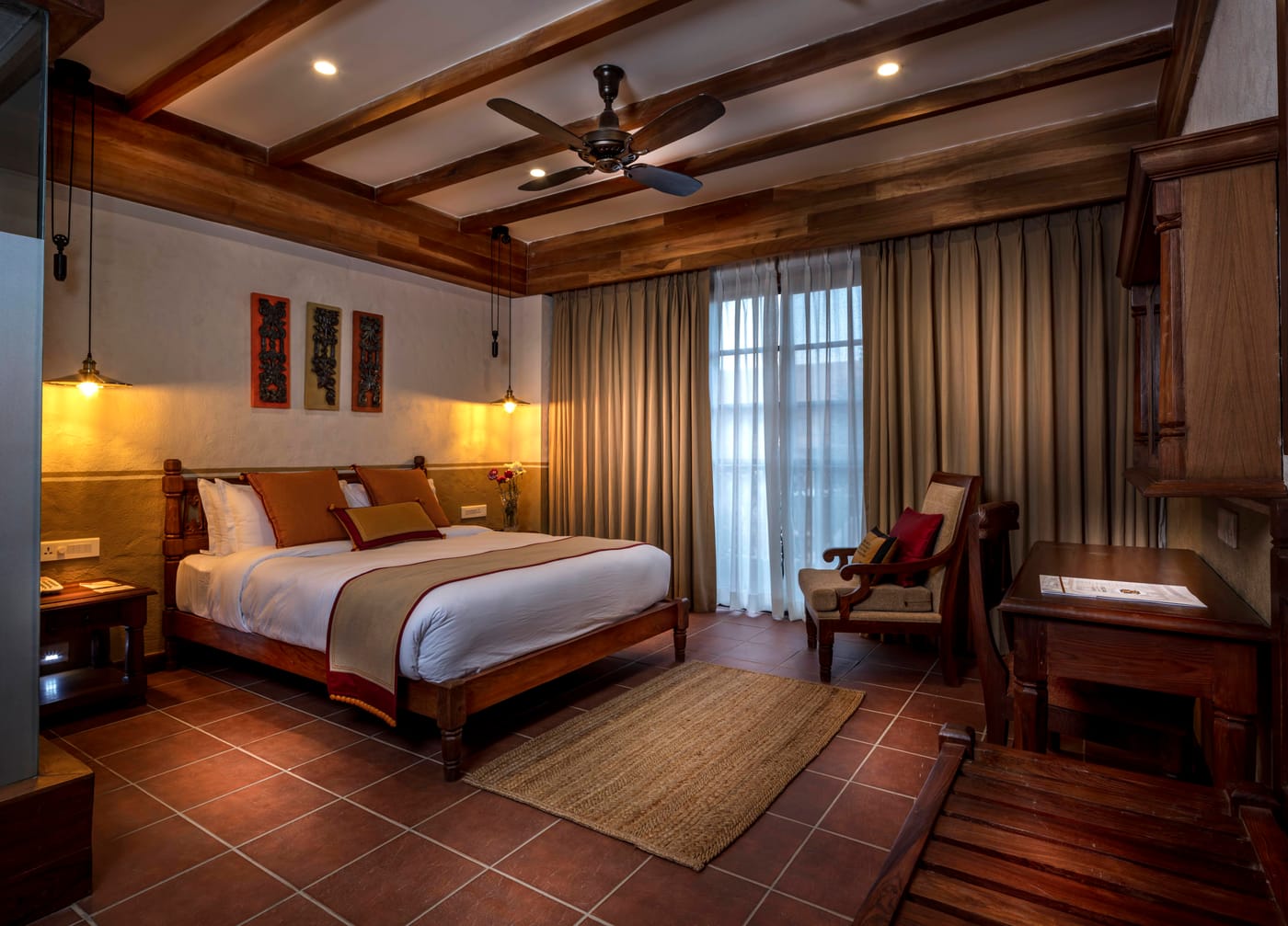 Heritage Deluxe Room opening onto a private balcony