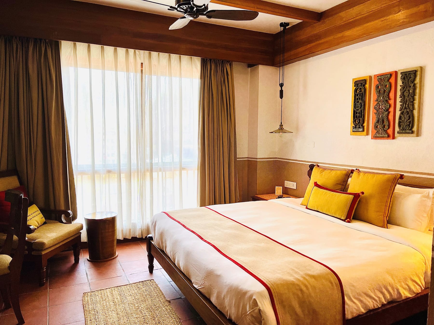 Bedroom of the Indragriha Apartment Suite