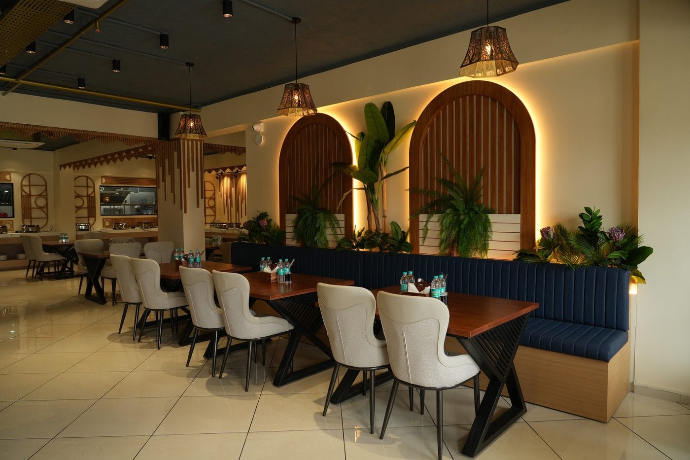 Dining room at Golden Garnish