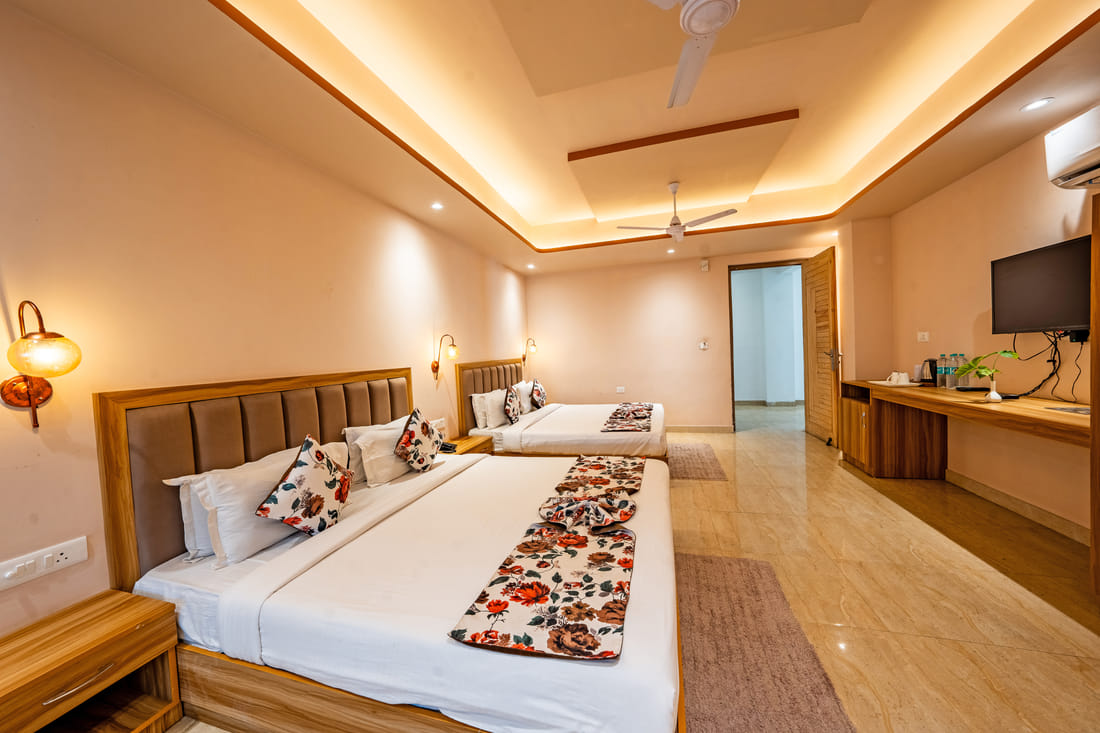 Family Suite layout at Vedikant Resorts The Mallard Corbett