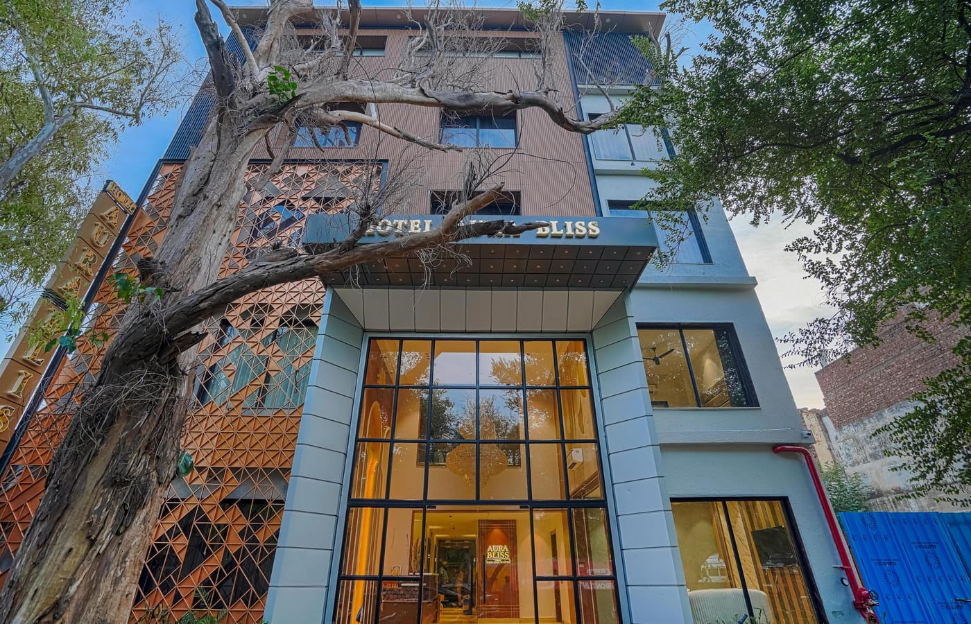 The facade of Aura Bliss, Amritsar