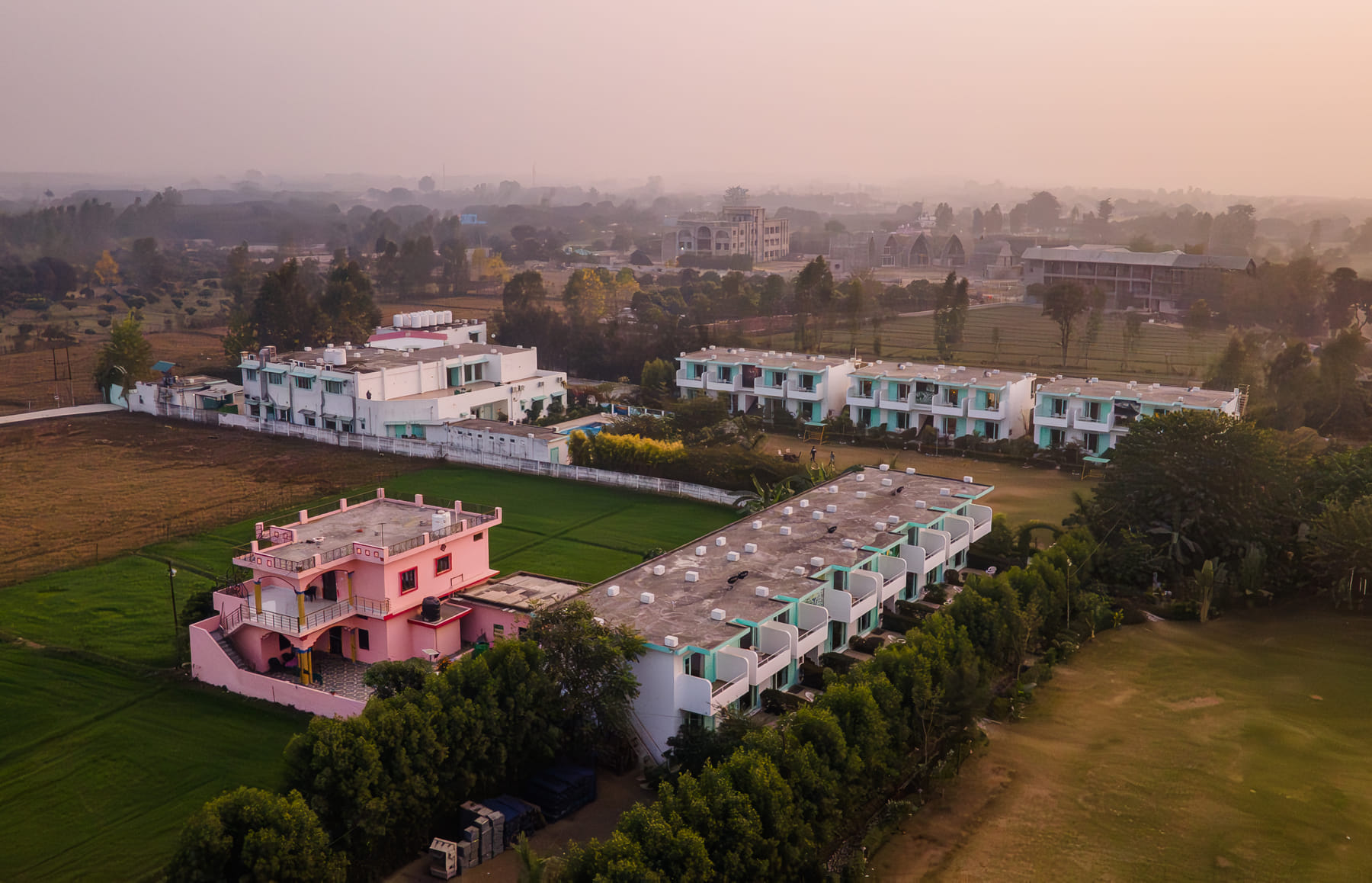 Resort outdoor setting at Vedikant Resorts The Mallard Corbett