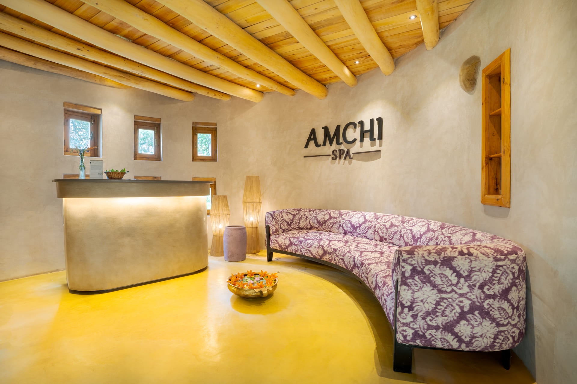 Amchi Spa reception