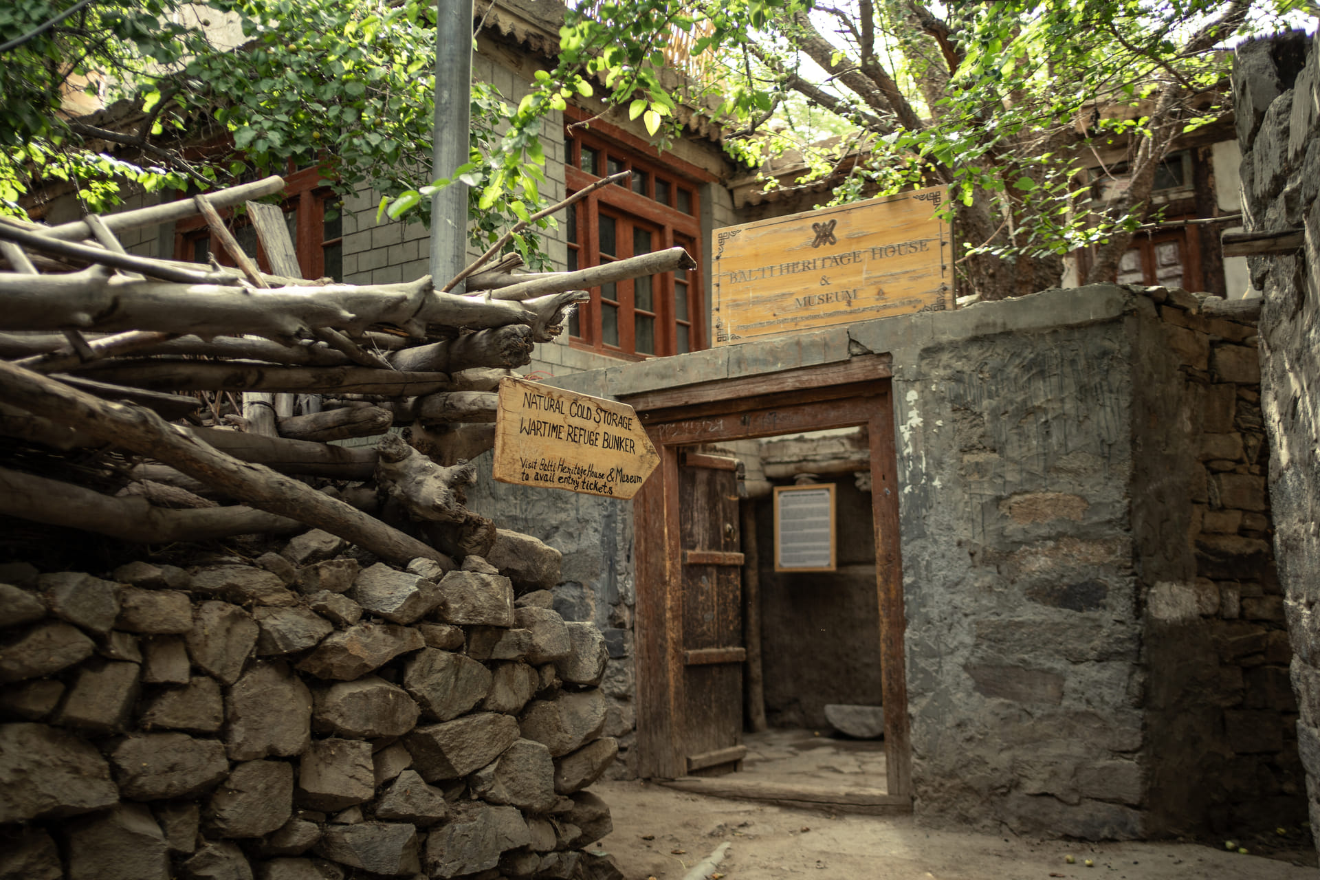 Balti Heritage House and Museum entrance