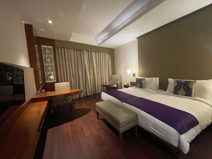 Deluxe room ideal for the Corporate Advantage package at The Anya Hotel, Gurugram
