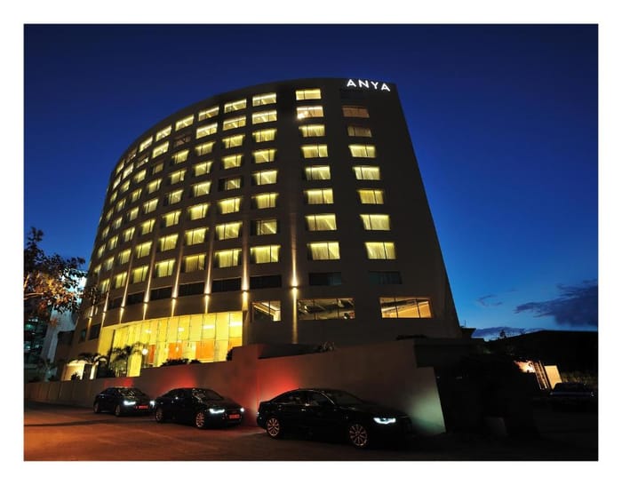 Exterior of The Anya Hotel, Gurugram