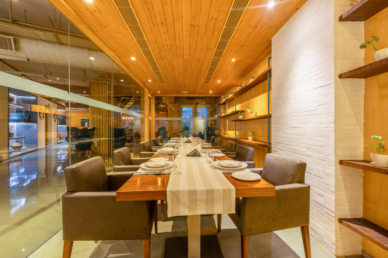 Naya private dining room at The Anya Hotel, Gurugram