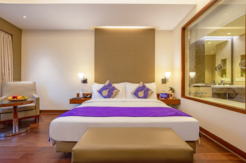 Superior Room in the king layout at The Anya Hotel, Gurugram