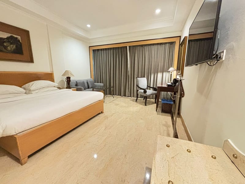 Deluxe Room interior at The Hans, New Delhi