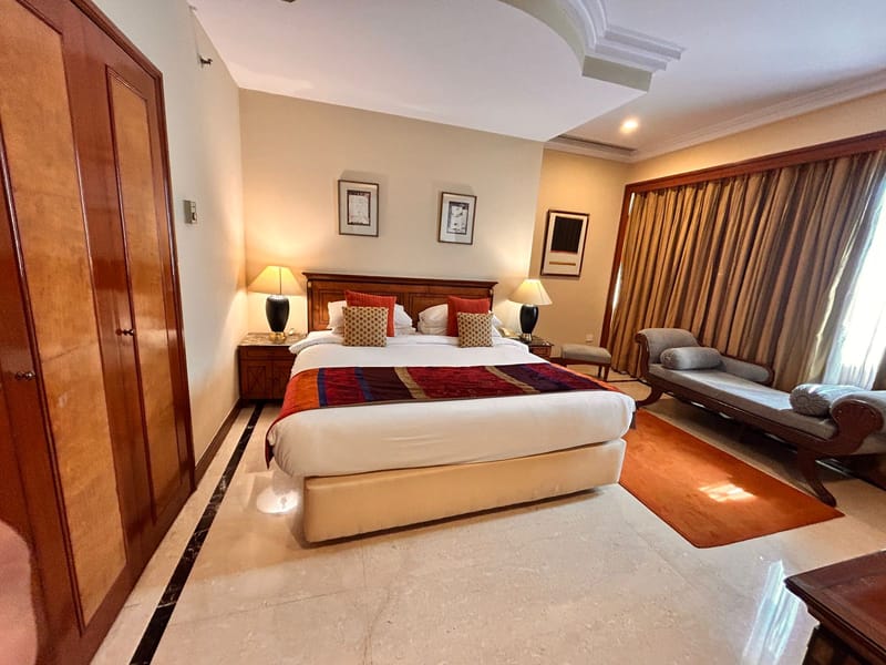 Executive Suite bedroom at The Hans, New Delhi