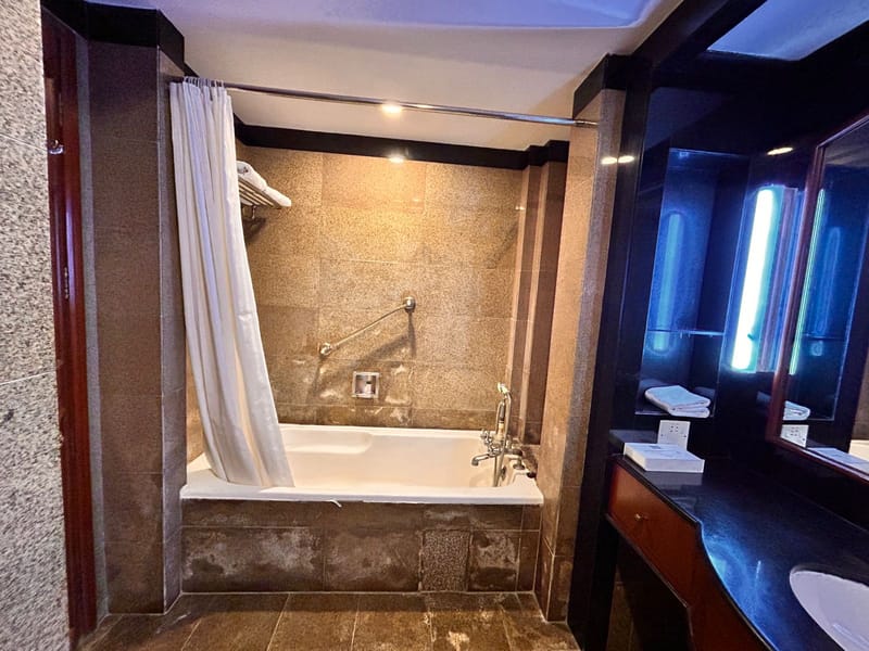 Executive Suite bathroom at The Hans, New Delhi