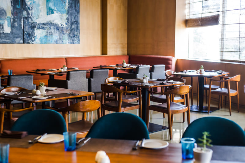 Naya, the all-day restaurant at The Anya Hotel, Gurugram
