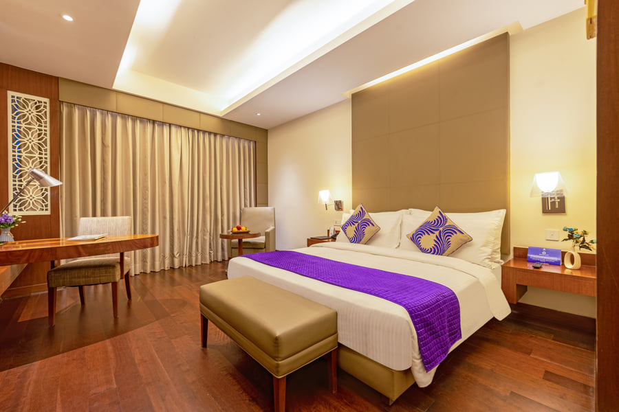 Superior King and Twin Room interior at The Anya Hotel, Gurugram