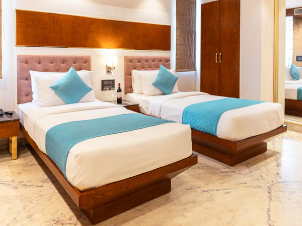 Deluxe Twin Room at KSN Signature, Jaipur