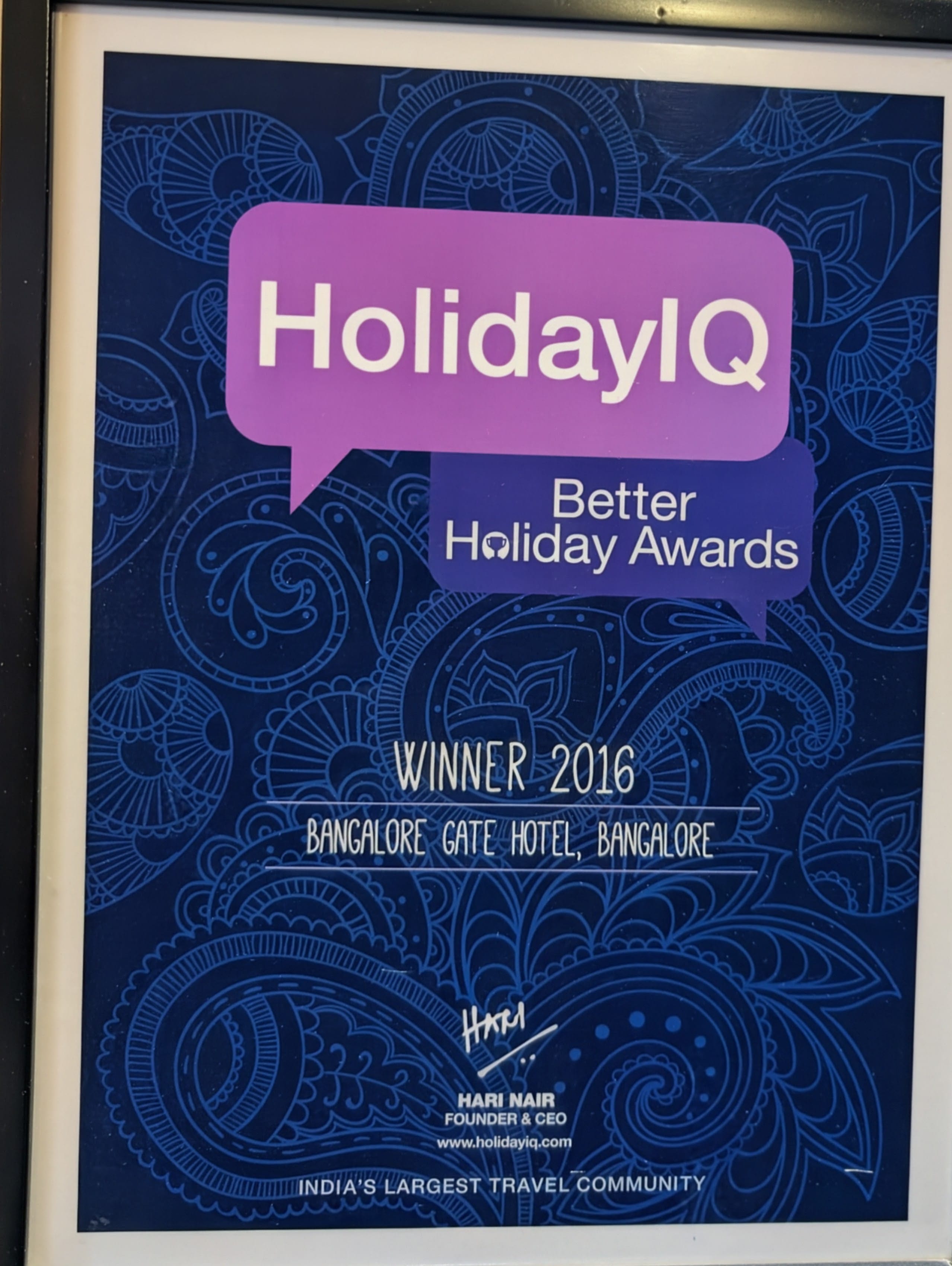 HolidayIQ Better Holiday Awards 2016