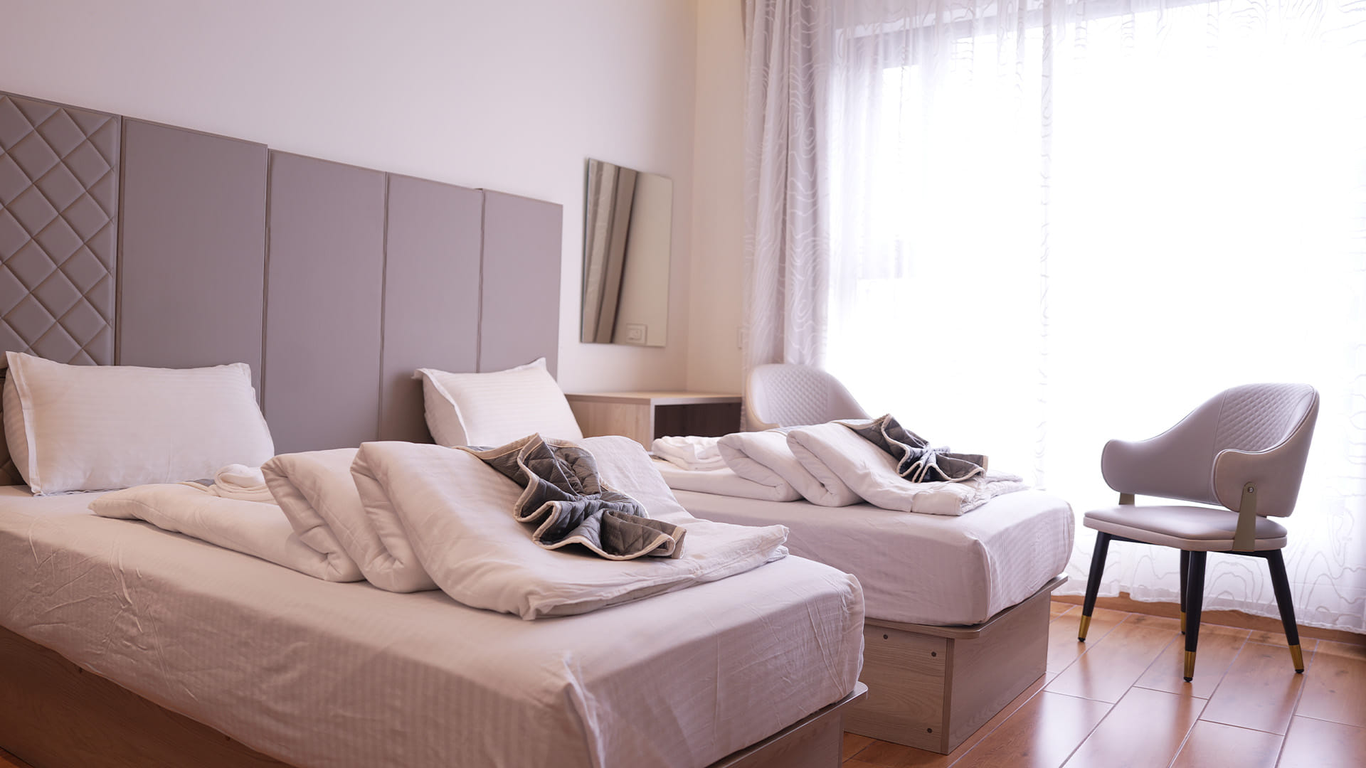 Executive Twin Room with twin beds at Hotel Ritvi's Elite