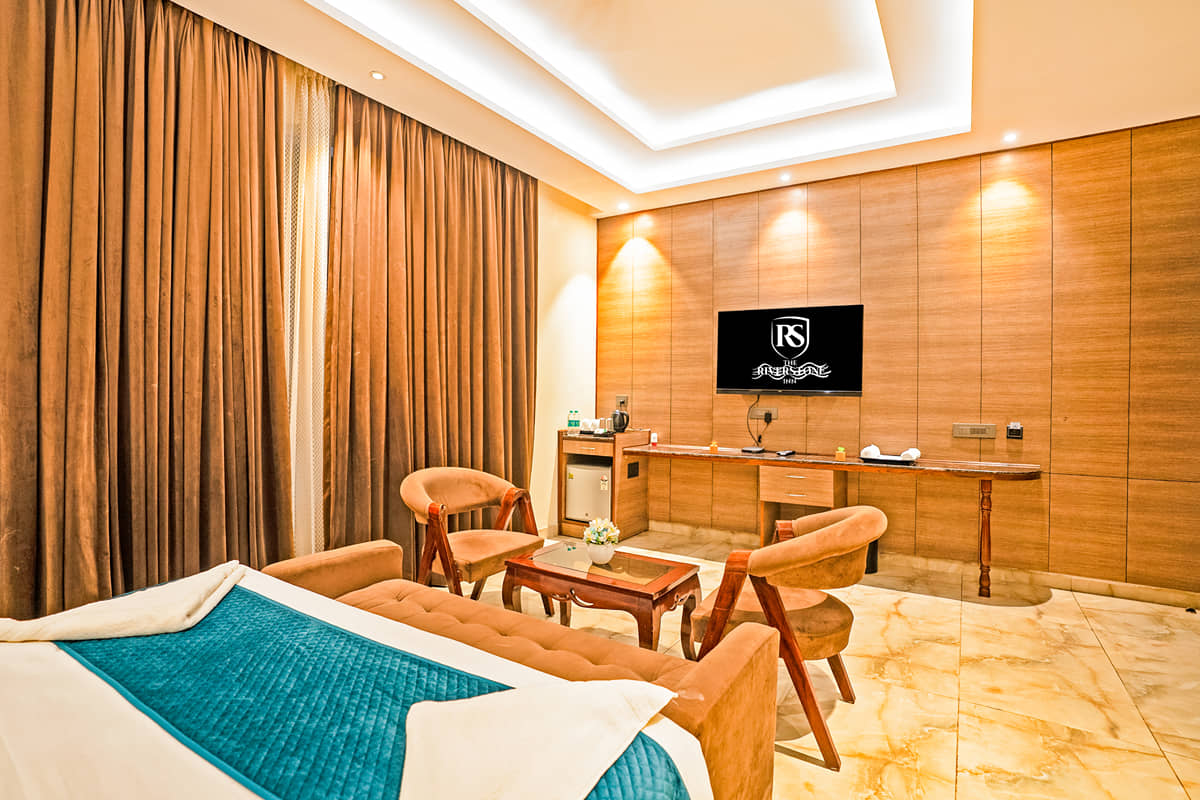 The seating area of an Executive Room