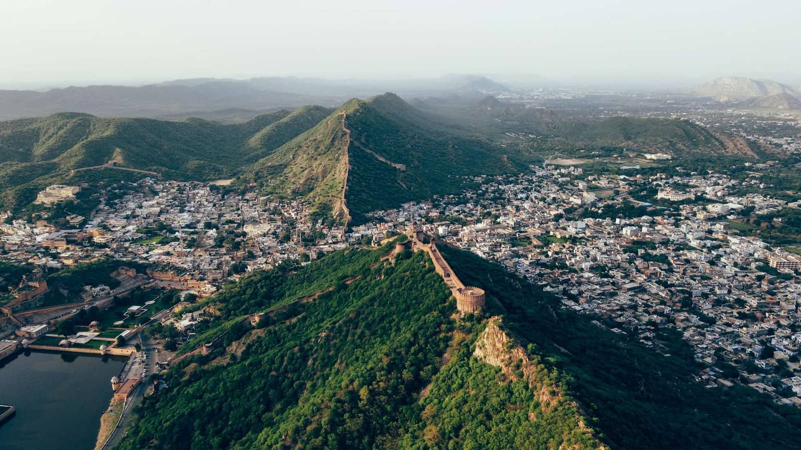 Fort on a mountain ridge, stock image standing in for the trek