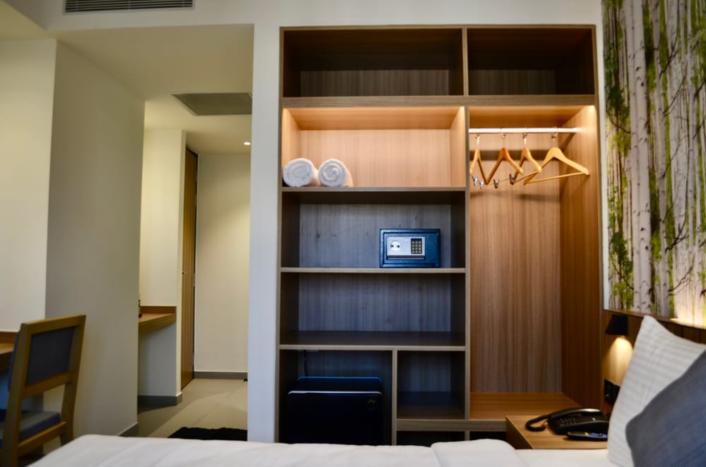 Wardrobe in a City Lake guest room