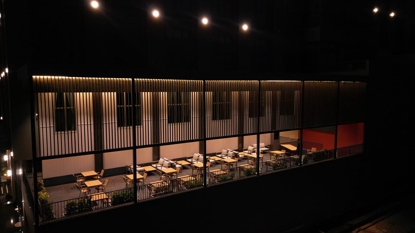 Maxims balcony seating at RG Grand