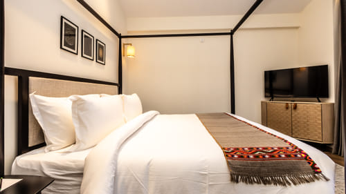 Premium Room balcony with mountain view