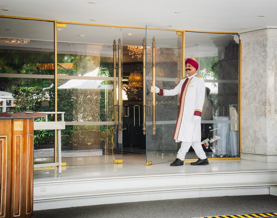 Entrance at The Claridges, New Delhi