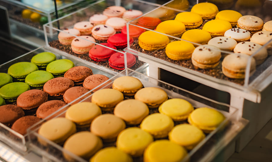 Macarons at The Claridges, New Delhi
