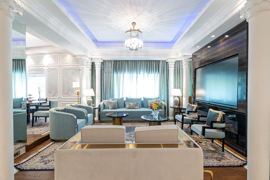 Suite Room Living Area at The Claridges, New Delhi
