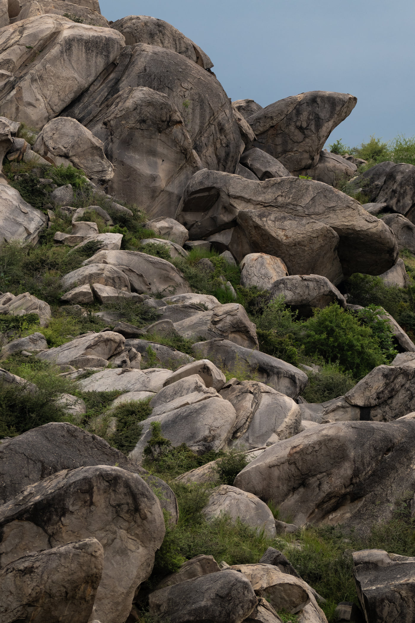 The granite boulder field of Tehla