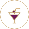 drink in triangle glass icon