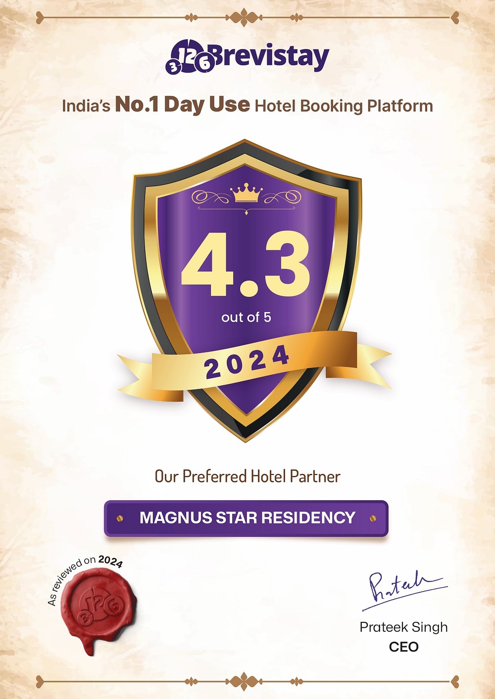 RestaurantGuru Certificate