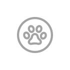 Icon of a bed next to a table lamp on the nightstand