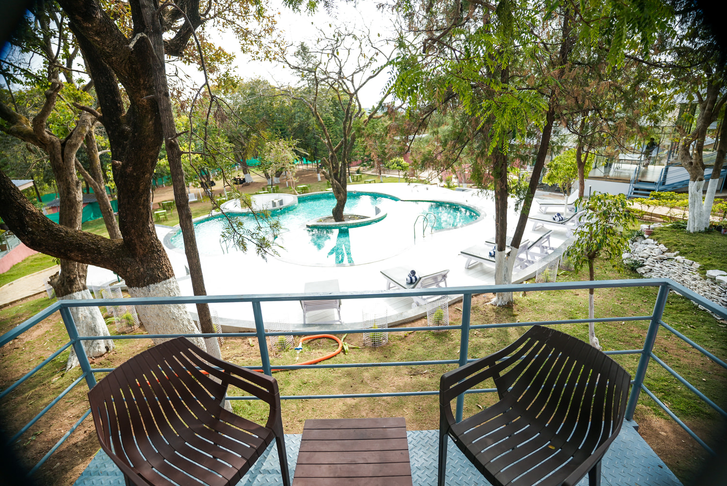 The forest pool at Citrus Prime Hill Queen Resort, Pachmarhi
