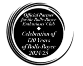 Official Partner for the Rolls-Royce Enthusiasts' Club - Celebration of 120 years of Rolls-Royce 2024-25 Logo