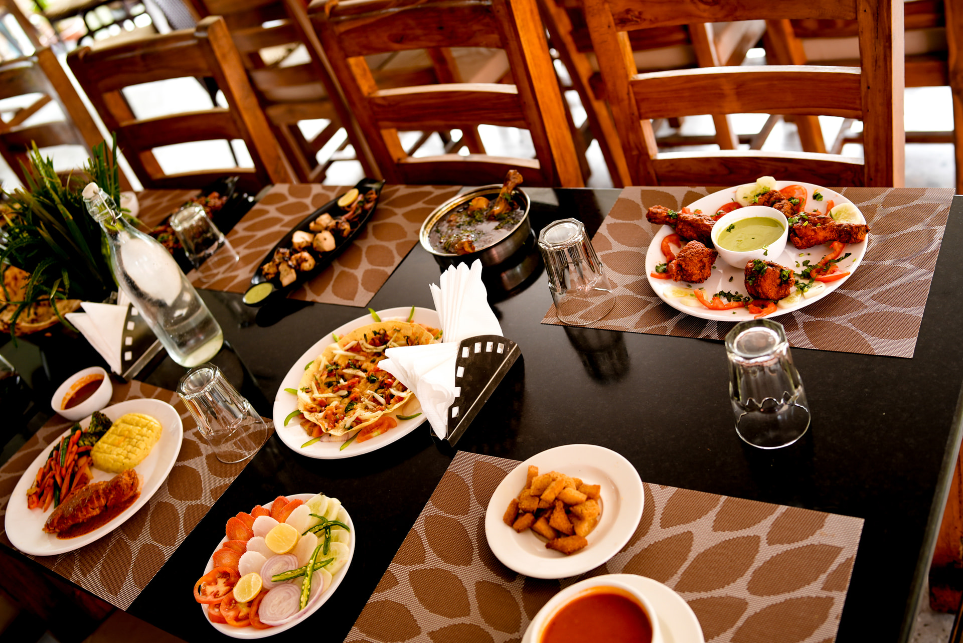 A multi-cuisine spread at Clove Mint, Citrus Prime Hill Queen Resort, Pachmarhi