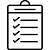 an icon depicting a checklist that symbolises all encompassing results achieved at YO1, Catskills, New York.