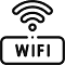 an icon of Wi-Fi symbol