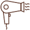 Hair dryer icon