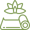 an icon of yoga mats