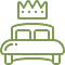 an icon of a king size bed