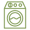an icon of a washing machine