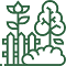 an icon of a garden area