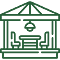 an icon of a terrace