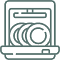 icon for a dishwasher