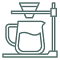 icon for a drip coffee pot