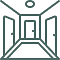 icon for interconnecting rooms